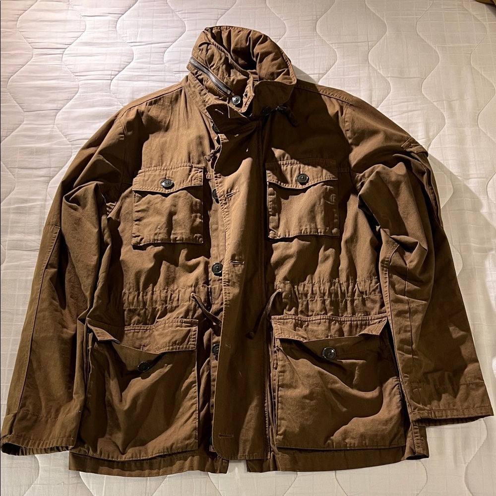 J. Crew Men's Field Jacket — Dark Tan — Medium